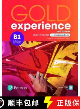 【3-4周达】Gold Experience 2ed B1 Student's Book & Interactive eBook with Digital Resources & App [9781292392806]
