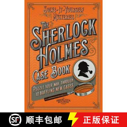 【3-4周达】精装 Sherlock Holmes Case Book: Puzzle your way through 10 baffling new cases [9781787390751]