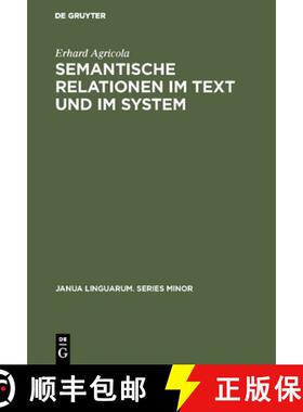 预订 Semantische Relationen im Text und im System [9789027919779]