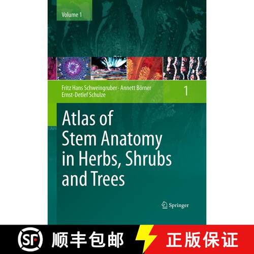 【3-4周达】Atlas of Stem Anatomy in Herbs, Shrubs and Trees : Volume 1 (Softcover reprint of the orig... [9783662519547]