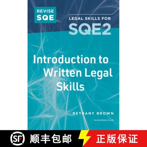 【3-4周达】Revise SQE Introduction to Written Legal Skills for SQE2: Legal Skills for SQE2 [9781917183130]