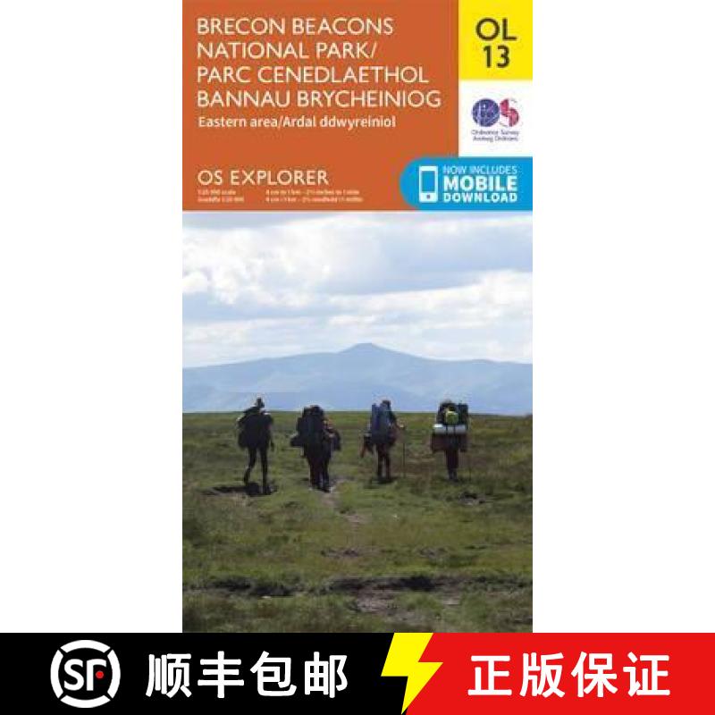 【2-3周达】Brecon Beacons National Park / Parc Cenedlaethol Bannau Brycheiniog - Eastern Area / Ardal... [9780319242520]