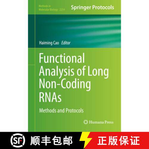 【3-4周达】精装 Functional Analysis of Long Non-Coding RNAs : Methods and Protocols (1st ed. 2021) [9781071611579]