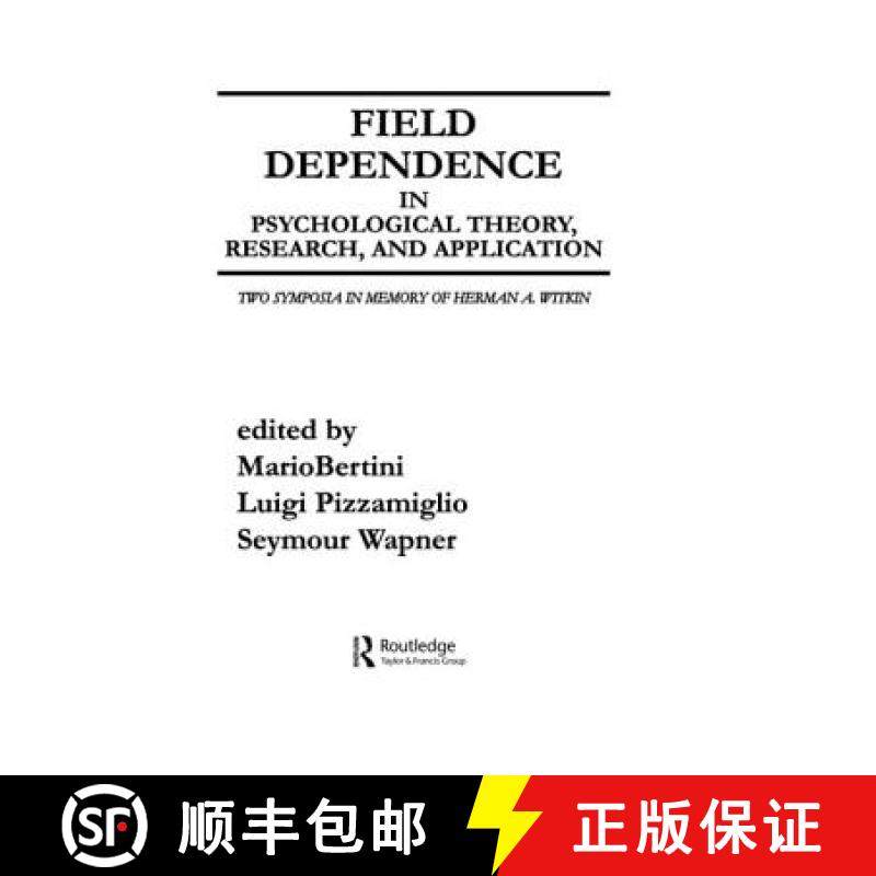【3-4周达】Field Dependence in Psychological Theory, Research and Application : Two Symposia in Memor... [9780898596687]