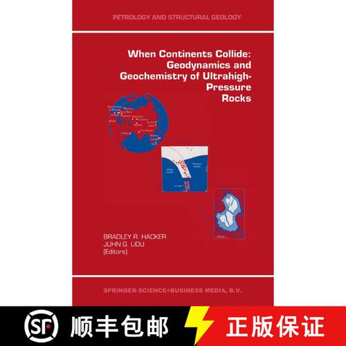 【3-4周达】精装 When Continents Collide: Geodynamics and Geochemistry of Ultrahigh-Pressure Rocks [9780412824203]