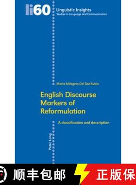 【3-4周达】English Discourse Markers of Reformulation : A classification and description [9783039111961]