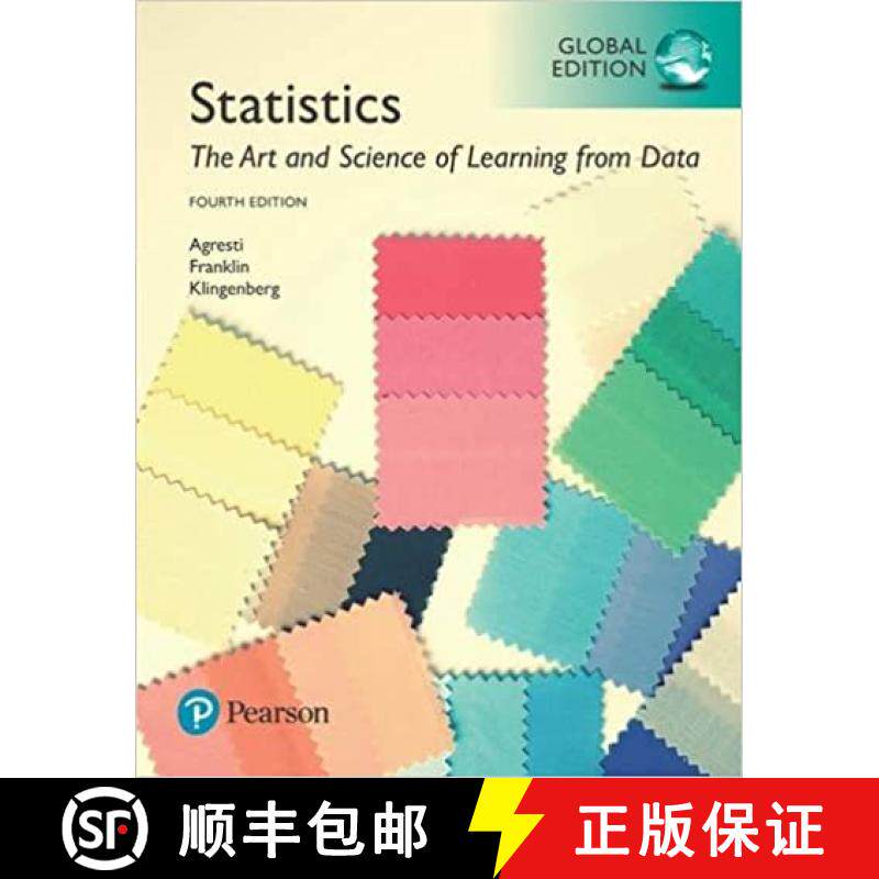 【3-4周达】Statistics: The Art and Science of Learning from Data, Global Edition + MyLab Statistics w... [9781292164878]