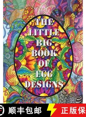 预订 The Little Big Book of Egg Designs: 400 Eggs to color + A special freebie bonus [9788793385320]