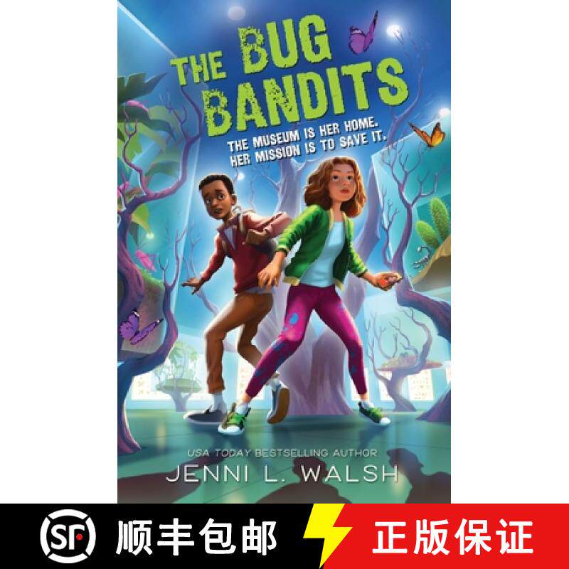 【3-4周达】The Bug Bandits: The Museum Is Her Home. Her Mission Is to Save It. [9780310167921]