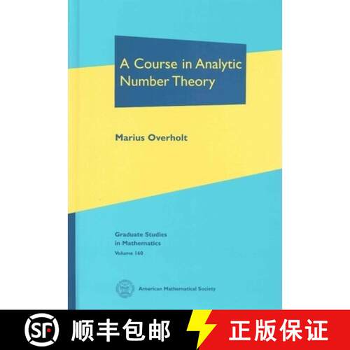 【3-4周达】精装 A Course in Analytic Number Theory [9781470417062]