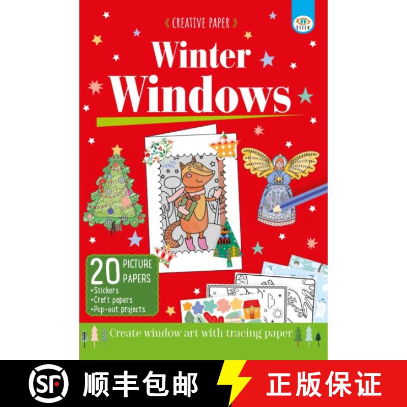 【2-3周达】Creative Paper: Winter Windows: Creative window art with tracing paper [9781915995261]