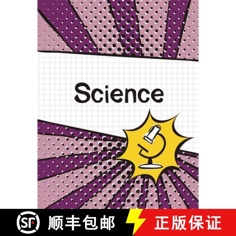 【3-4周达】Science Graph Paper Notebook: (Large, 8.5x11) 100 Pages, 4 Squares per Inch, Science Graph... [9781774762042]