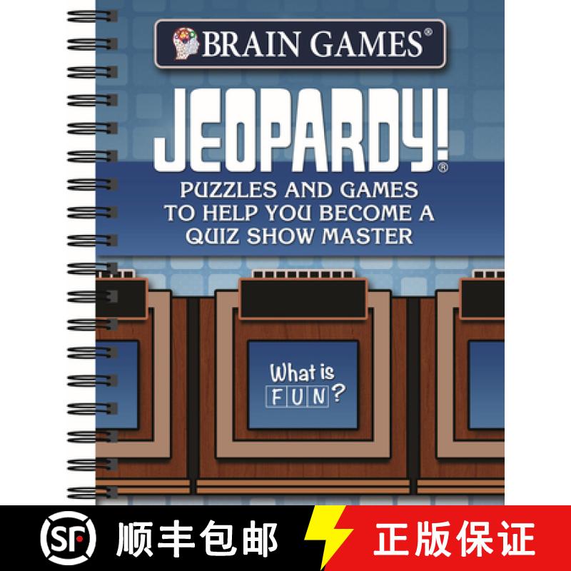【3-4周达】Brain Games - Jeopardy!: Puzzles and Games to Help You Become a Quiz Show Master [9781640302877]