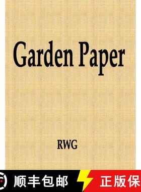 【3-4周达】Garden Paper: 200 Pages 8.5 X 11 [9781087811741]