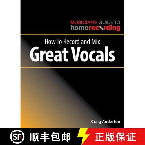 【3-4周达】How to Record and Mix Great Vocals [9781540024879]