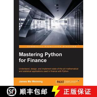 预订 Mastering Python for Finance: Design and implement state-of-the-art mathematical and statistical... [9781784394516]