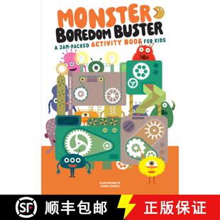 Monster 9781641243810 Kids Packed 3周达 Activity Buster Boredom for Book Jam