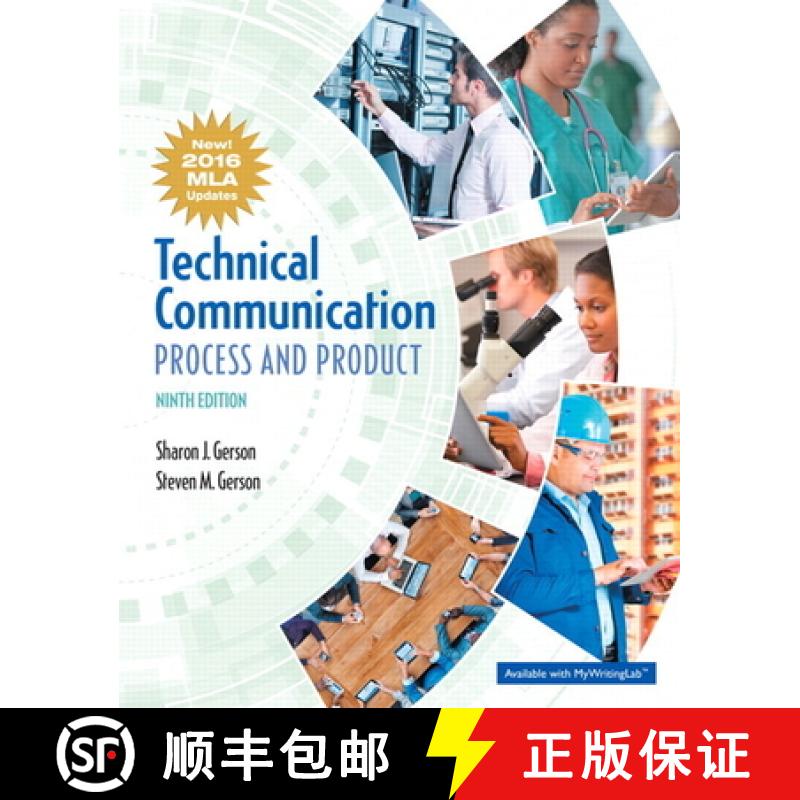 【3-4周达】Technical Communication: Process and Product, MLA Update Edition [9780134678863]