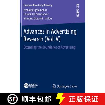 【3-4周达】Advances in Advertising Research (Vol. V) : Extending the Boundaries of Advertising (Softc... [9783658140908]