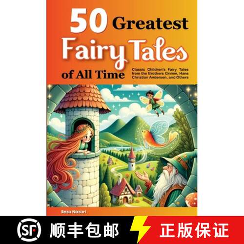 【3-4周达】50 Greatest Fairy Tales of All Time: Classic Children's Fairy Tales from the Brothers Grim... [9798894440583]