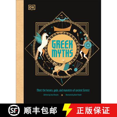 【3-4周达】精装 Greek Myths: Meet the heroes, gods, and monsters of ancient Greece [9781465491534]