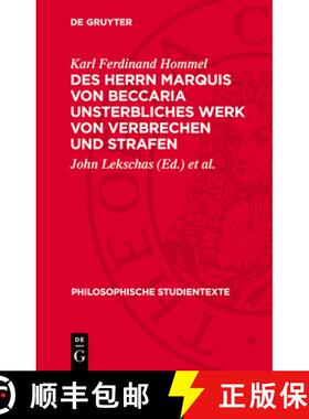 预订 Des Herrn Marquis Von Beccaria Unsterbliches Werk Von Verbrechen Und Strafen [9783112785003]