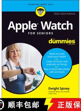 【3-4周达】Apple Watch For Seniors For Dummies, 2023-2024 Edi tion [9781394159048]