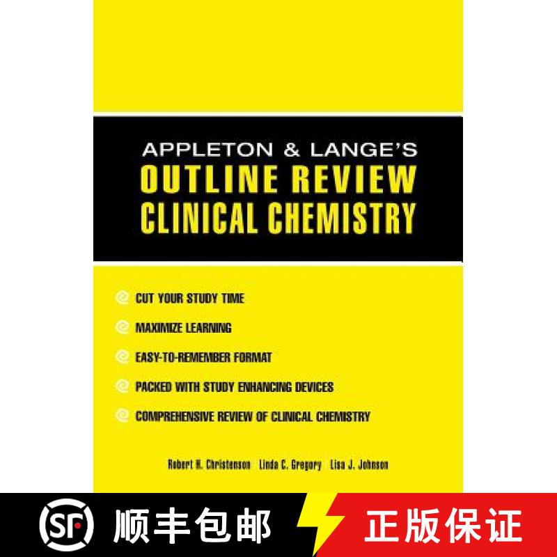 【3-4周达】Appleton and Lange's Ouline Review, Clinical Chemistry [9780070318472]