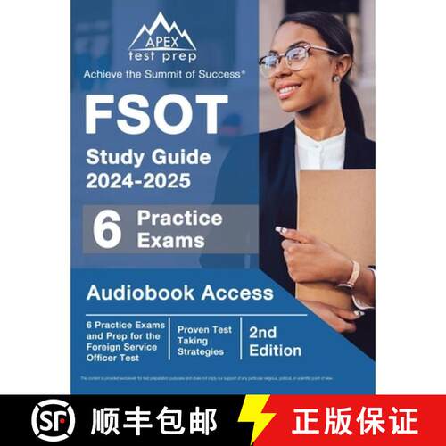 【3-4周达】FSOT Study Guide 2024-2025: 6 Practice Exams and Prep for the Foreign Service Officer Test... [9781637755747]
