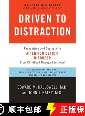 【3-4周达】Driven to Distraction (Revised): Recognizing and Coping with Attention Deficit Disorder [9780307743152]