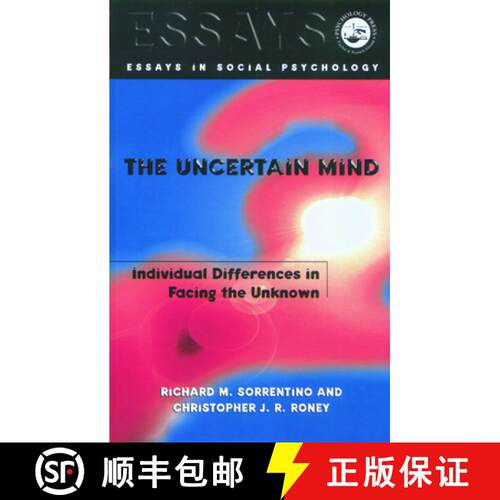 【3-4周达】The Uncertain Mind: Individual Differences in Facing the Unknown [9780863776915]