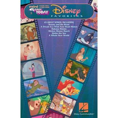 【4周达】Disney Favorites - Mini E-Z Play Today Volume 5: 65 Great Songs for Piano, Organ or Keyboard [9781495077227]