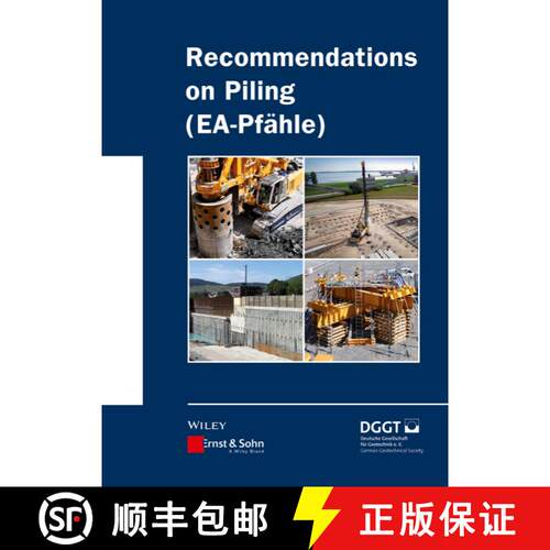 【3-4周达】精装 Recommendations On Piling (Ea Pfähle) [Wiley土木工程] [9783433030189]