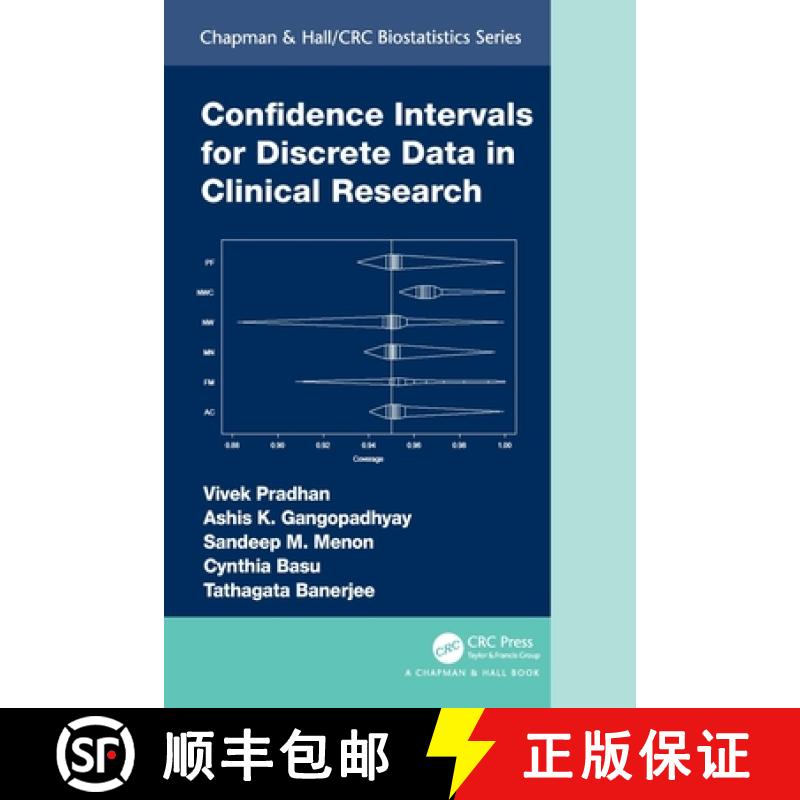 【3-4周达】Confidence Intervals for Discrete Data in Clinical Research [9781032128634]
