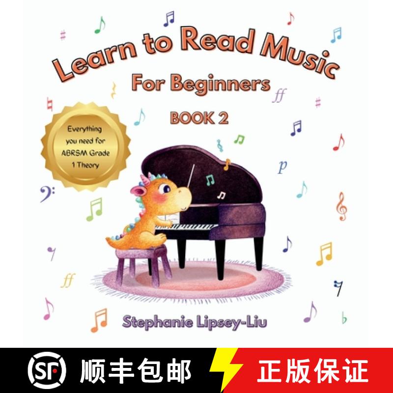 【2-3周达】Learn To Read Music For Beginners: Book 2 [9781917565011]