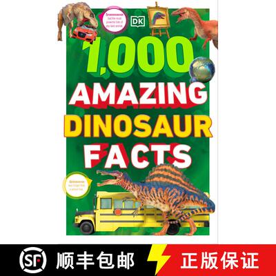 【3-4周达】1,000 Amazing Dinosaurs Facts: Unbelievable Facts About Dinosaurs [9780744069679]