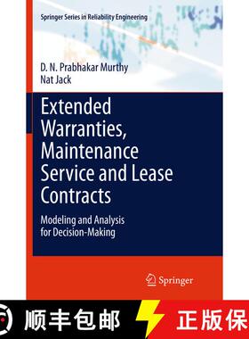 【3-4周达】Extended Warranties, Maintenance Service and Lease Contracts : Modeling and Analysis for D... [9781447169550]