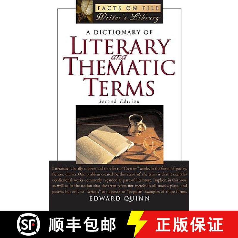 【3-4周达】A Dictionary of Literary and Thematic Terms, Second Edition [9780816062447]