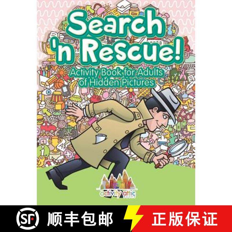 【3-4周达】Search n' Rescue Activity Book for Adults of Hidden Pictures [9781683234005]