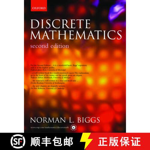 【3-4周达】精装 Discrete Mathematics [9780198507185]