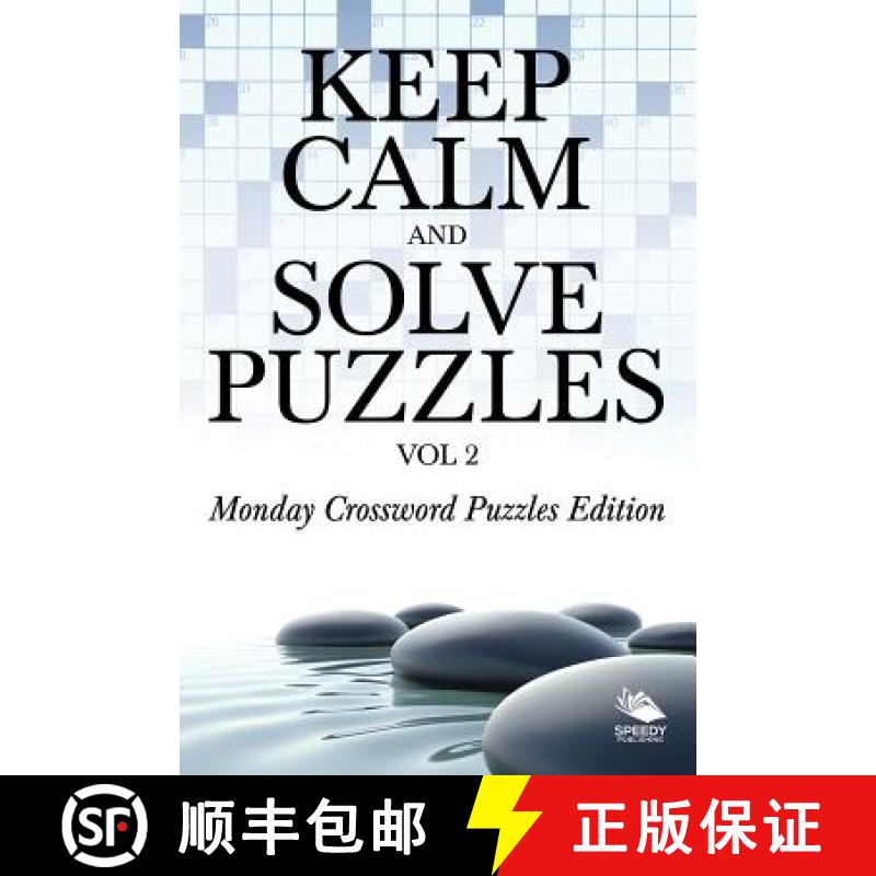 【3-4周达】Keep Calm and Solve Puzzles Vol 2: Monday Crossword Puzzles Edition [9781682803424]