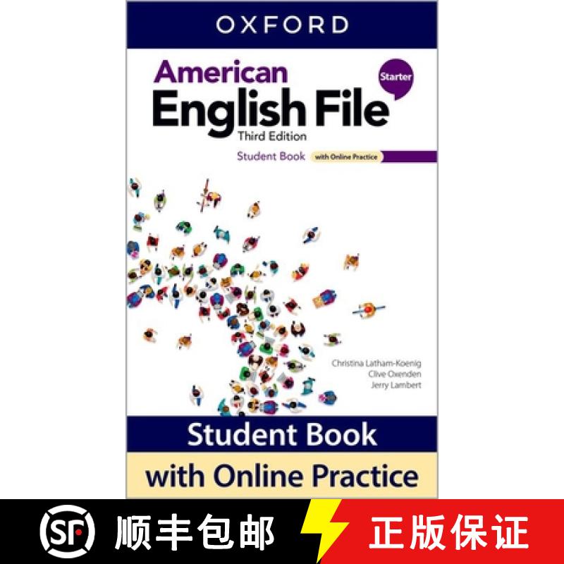 【3-4周达】American English File 3e Student Book Starter and Online Practice Pack [With eBook] [9780194905947]
