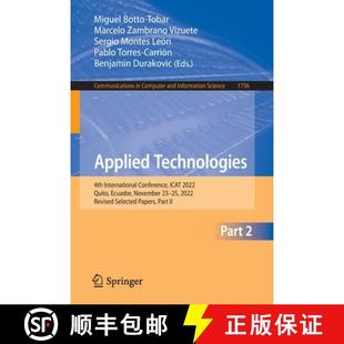 Technologies Conference Applied November 9783031249709 Ecuador 4th 4周达 2022 ICAT International 2... Quito