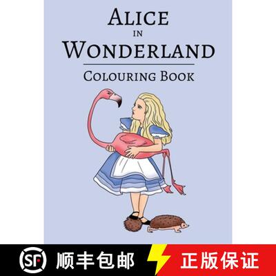 【3-4周达】Alice in Wonderland Colouring book [9781739291761]