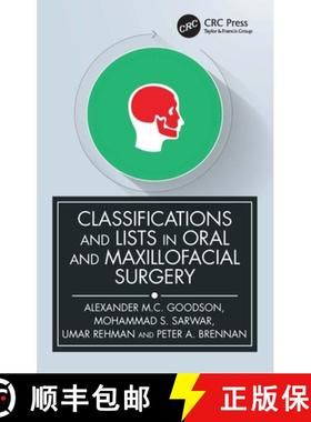 【3-4周达】Classifications and Lists in Oral and Maxillofacial Surgery [9780367701055]