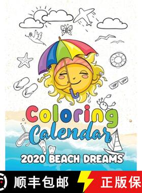 预订 Coloring Calendar 2020 Beach Dreams [9781642527049]