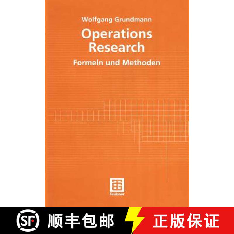 【3-4周达】Operations Research: Formeln Und Methoden [9783519004219]