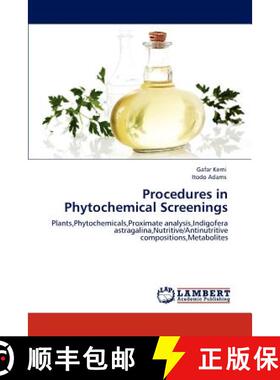 预订 Procedures in Phytochemical Screenings [9783848449682]