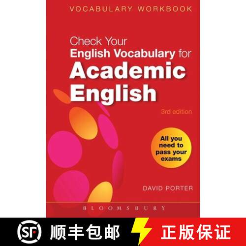 【3-4周达】Check Your Vocabulary for Academic English: All you need to pass your exams [9780713682854]