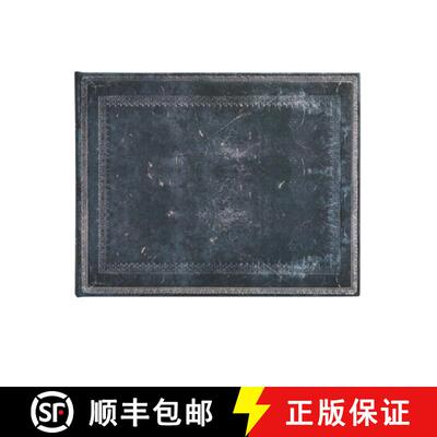 【3-4周达】Inkblot (Old Leather Collection) Unlined Guest Book [9781439793152]